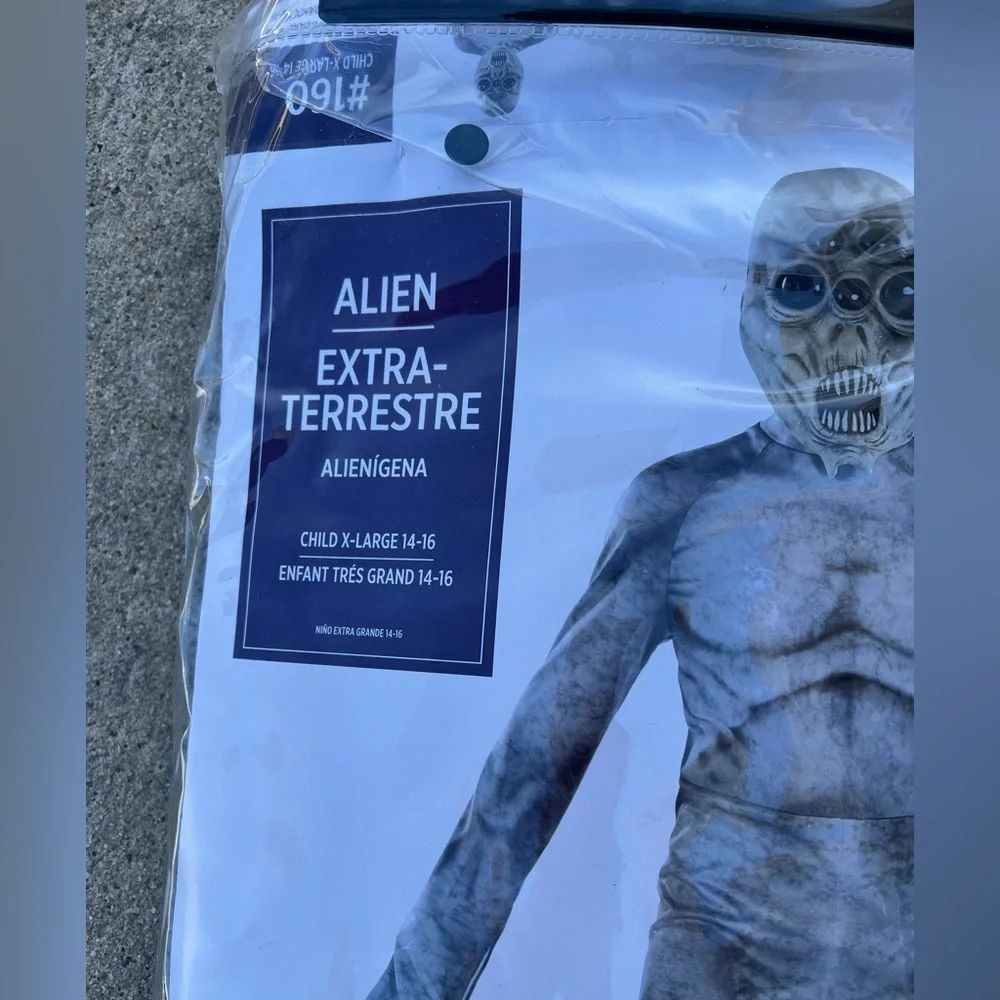 Alien Extra-Terrestrial Kids Halloween Costume